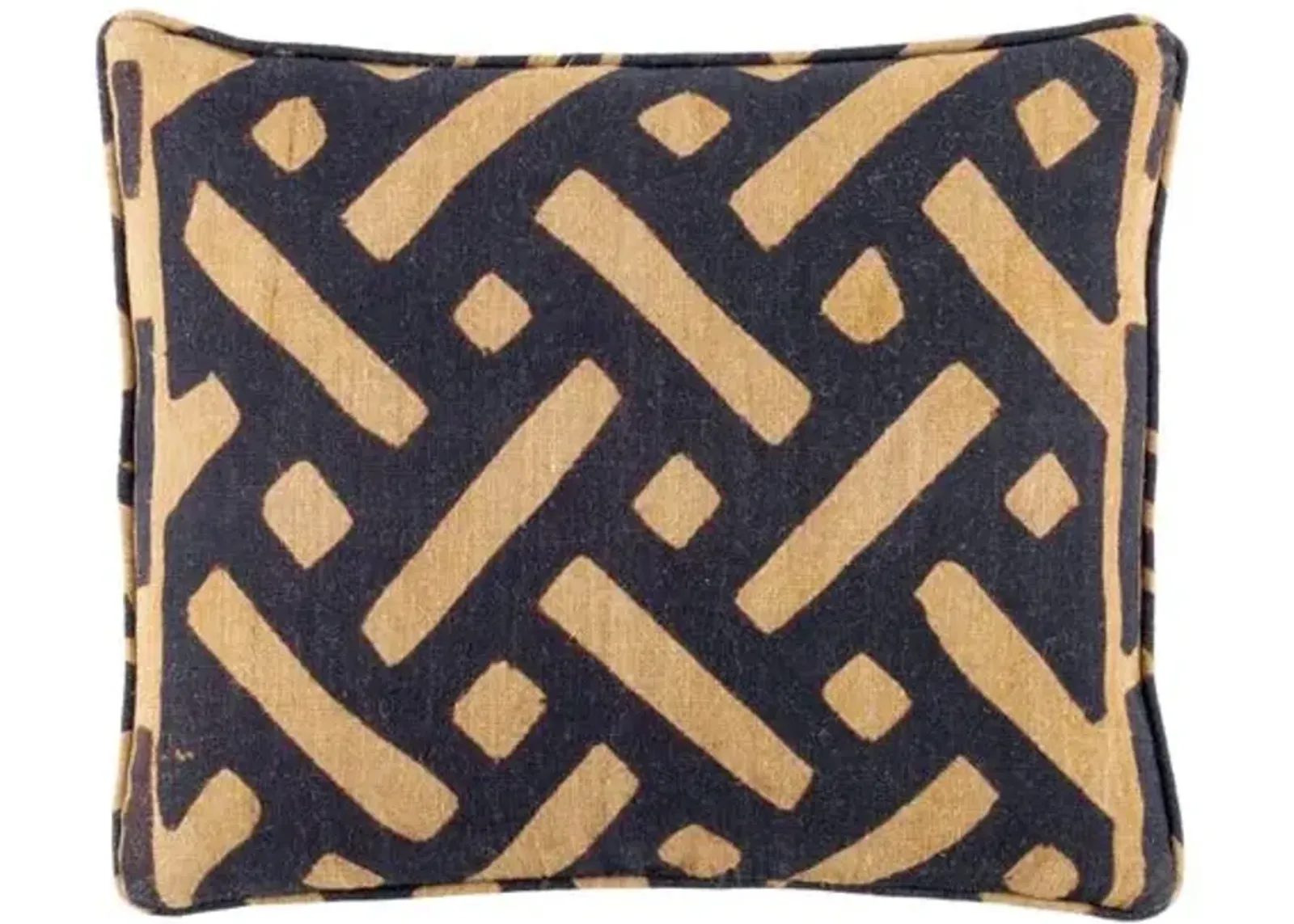 Kuri 16x20 Pillow - Black/Natural - Pine Cone Hill