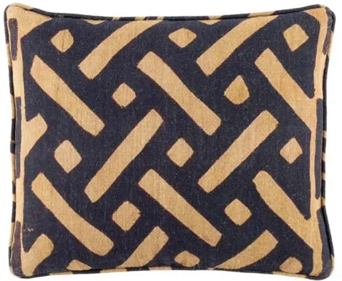 Kuri 16x20 Pillow - Black/Natural - Pine Cone Hill