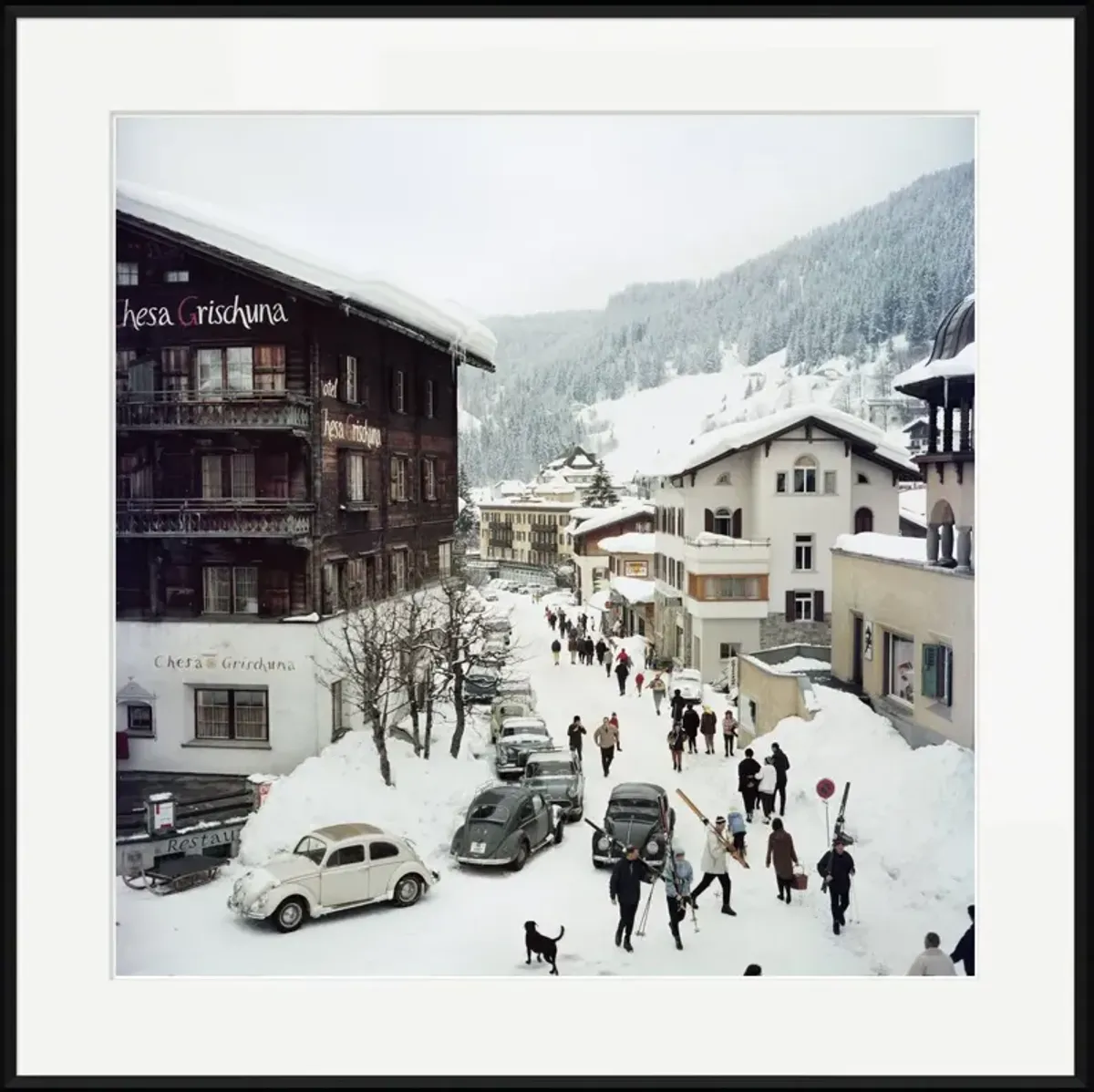 Slim Aarons, Hotel Chesa Grischuna