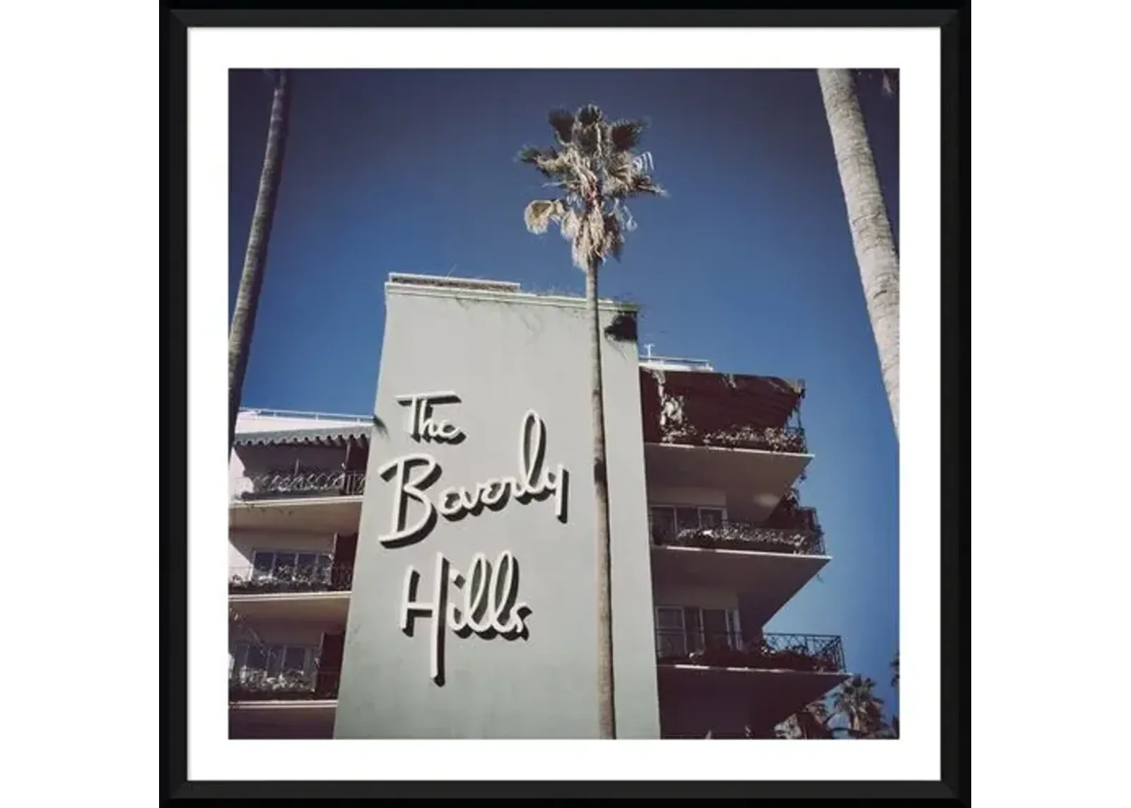 Slim Aarons - Beverly Hills Hotel - Black