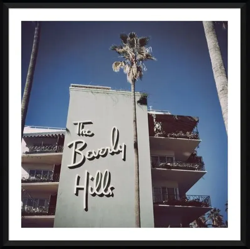 Slim Aarons - Beverly Hills Hotel - Black