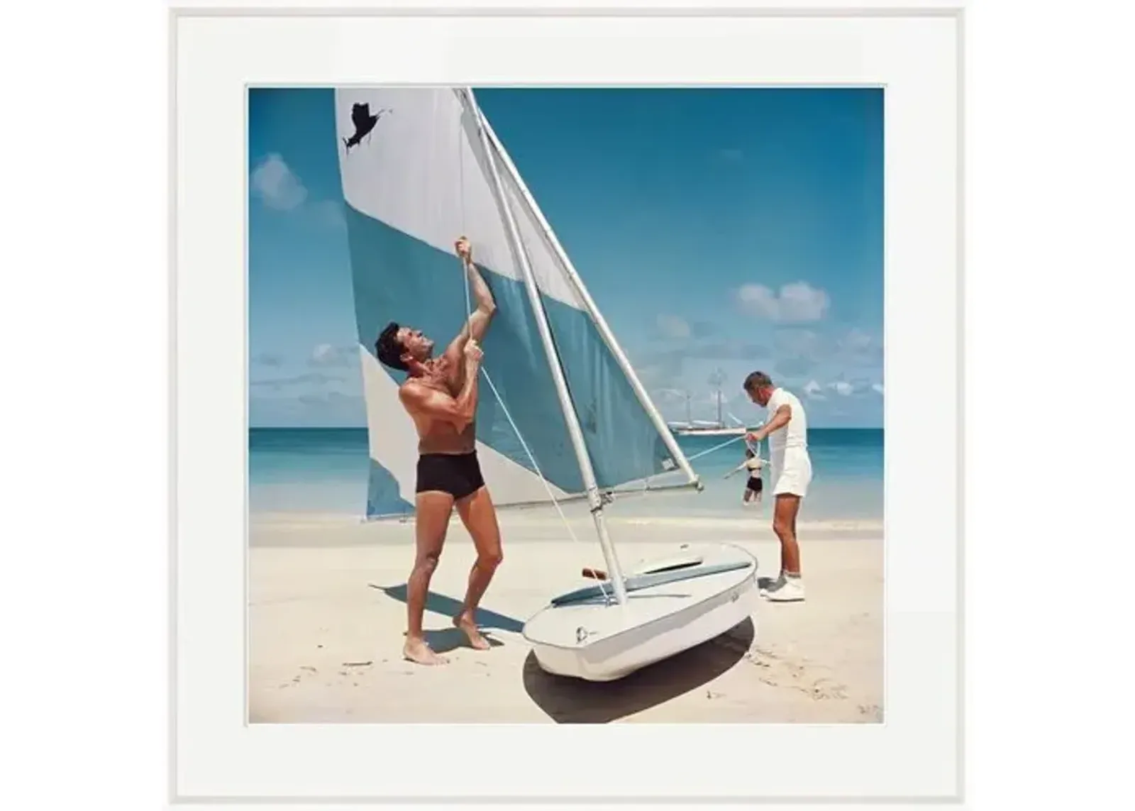 Slim Aarons - Boating in Antigua 1961 - White