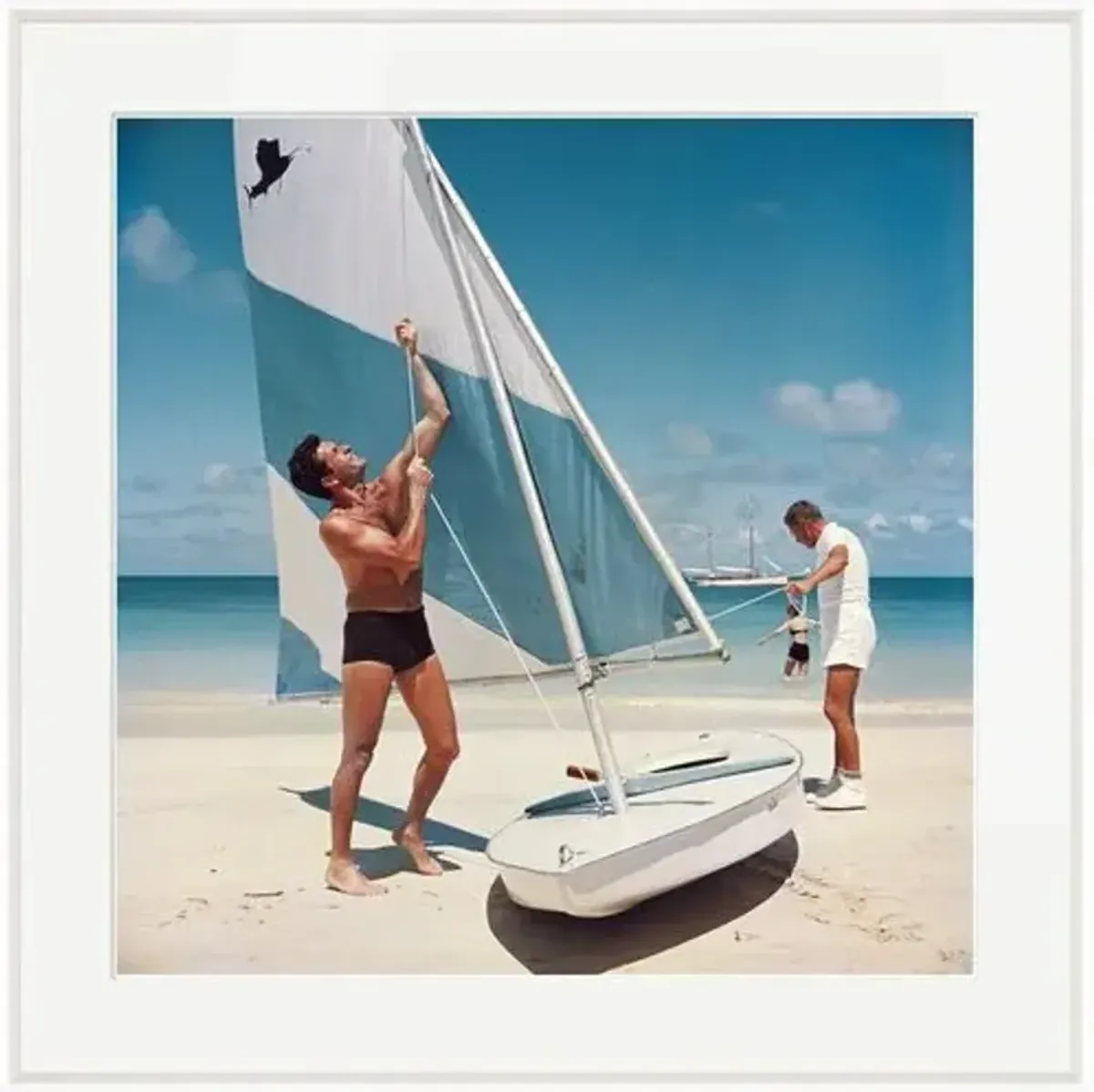 Slim Aarons - Boating in Antigua 1961 - White