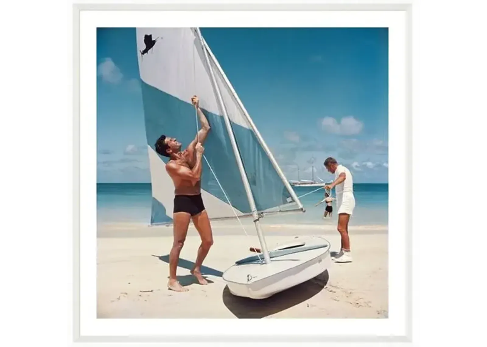 Slim Aarons - Boating in Antigua 1961 - White