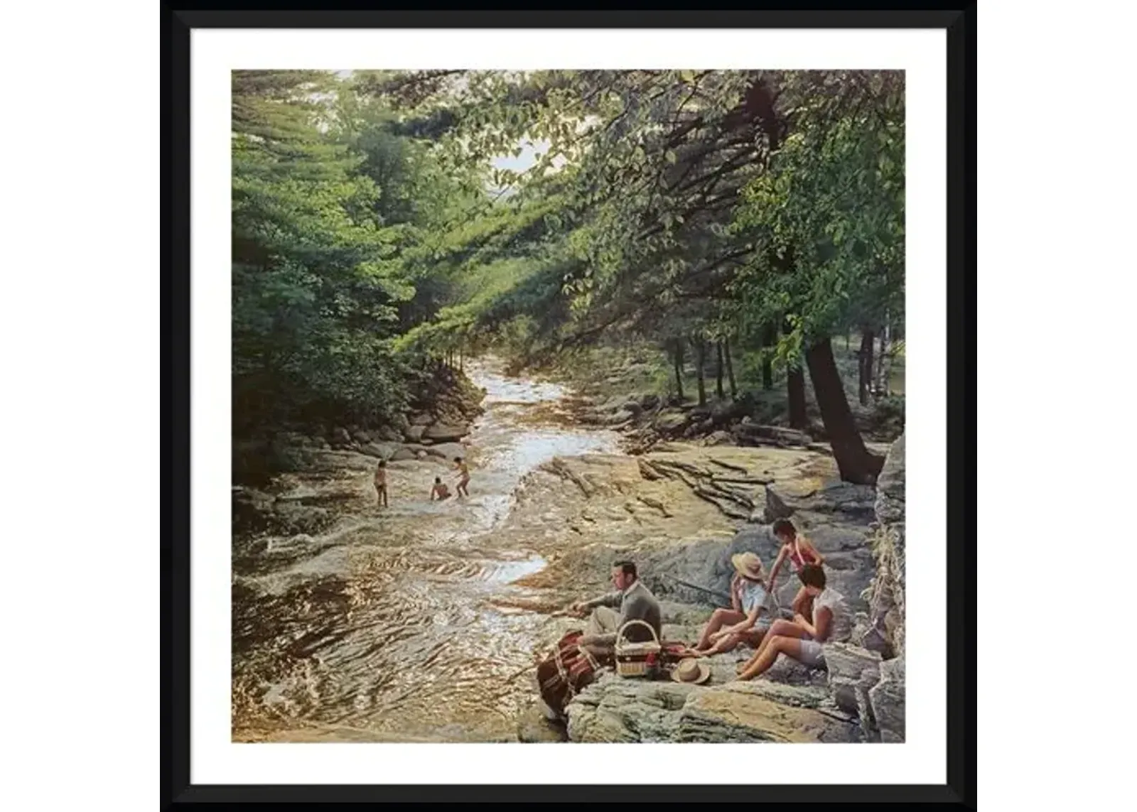 Slim Aarons - Campbell Falls Picnic - Black