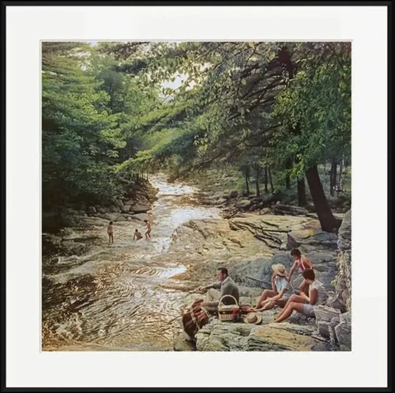 Slim Aarons - Campbell Falls Picnic - Black