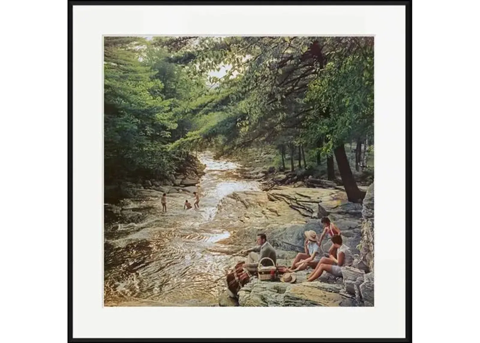 Slim Aarons - Campbell Falls Picnic - Black