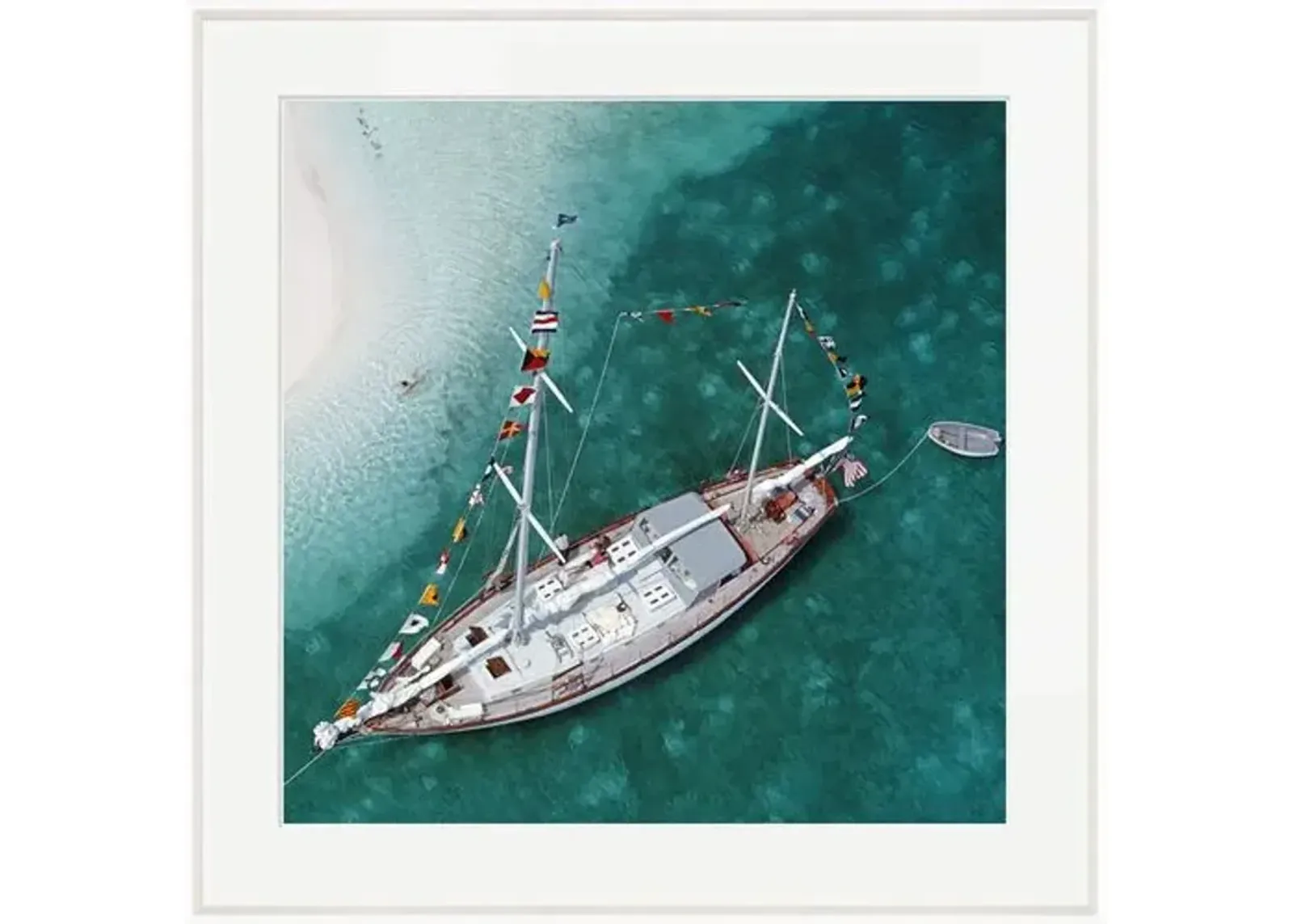 Slim Aarons - Charter Ketch 1960 - White