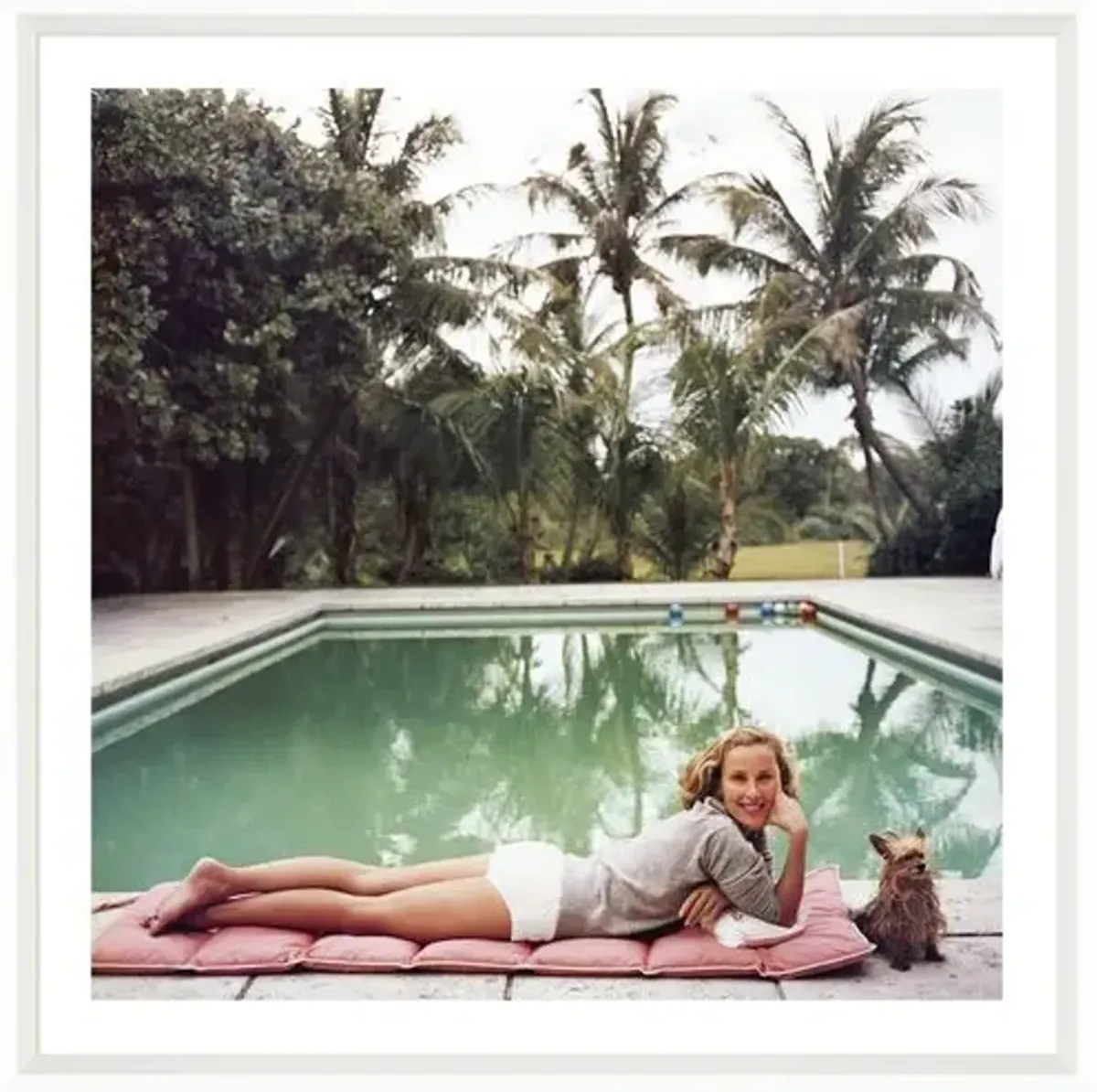 Slim Aarons - Having a Topping Time - White