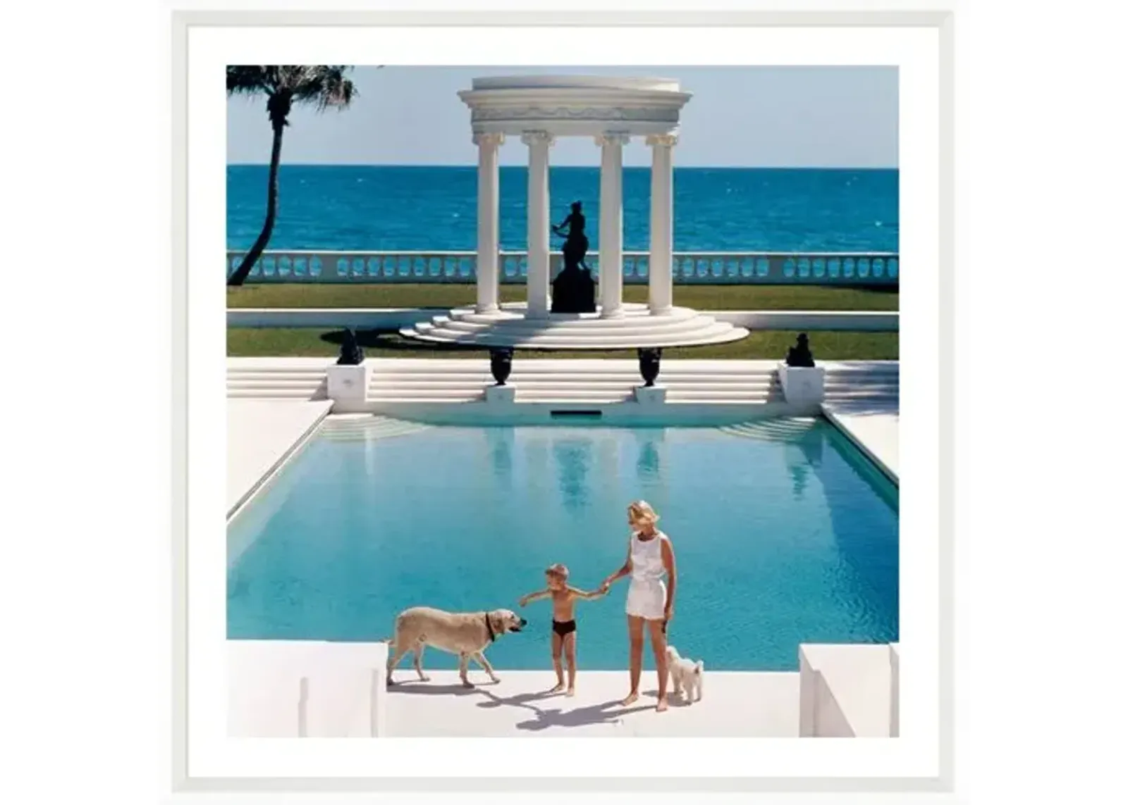 Slim Aarons - Nice Pool - White