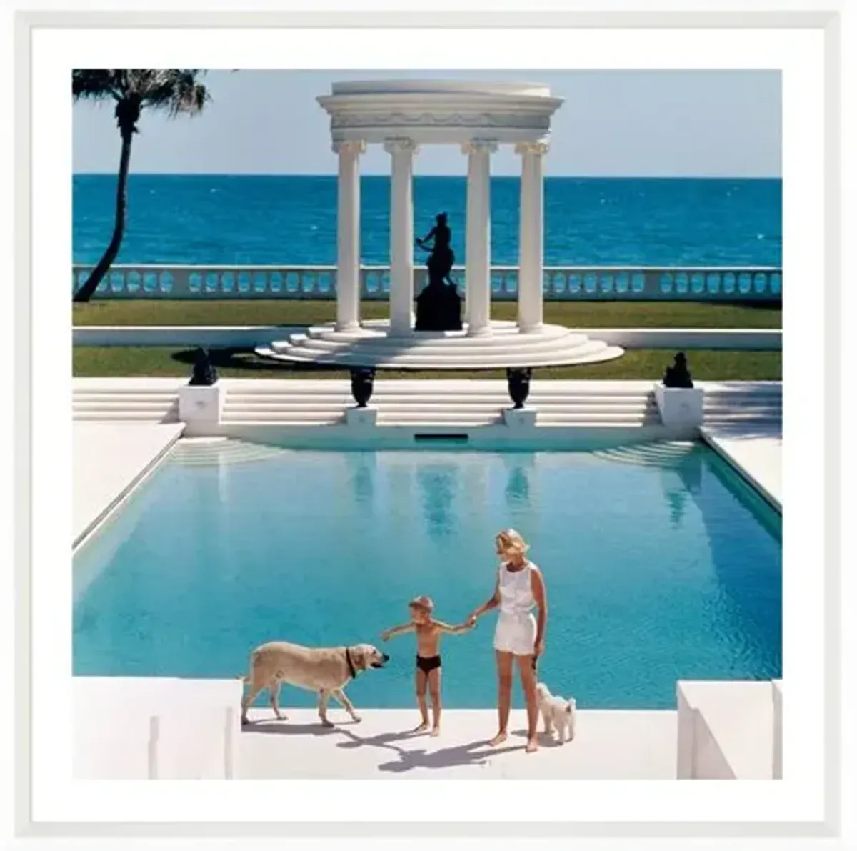 Slim Aarons - Nice Pool - White