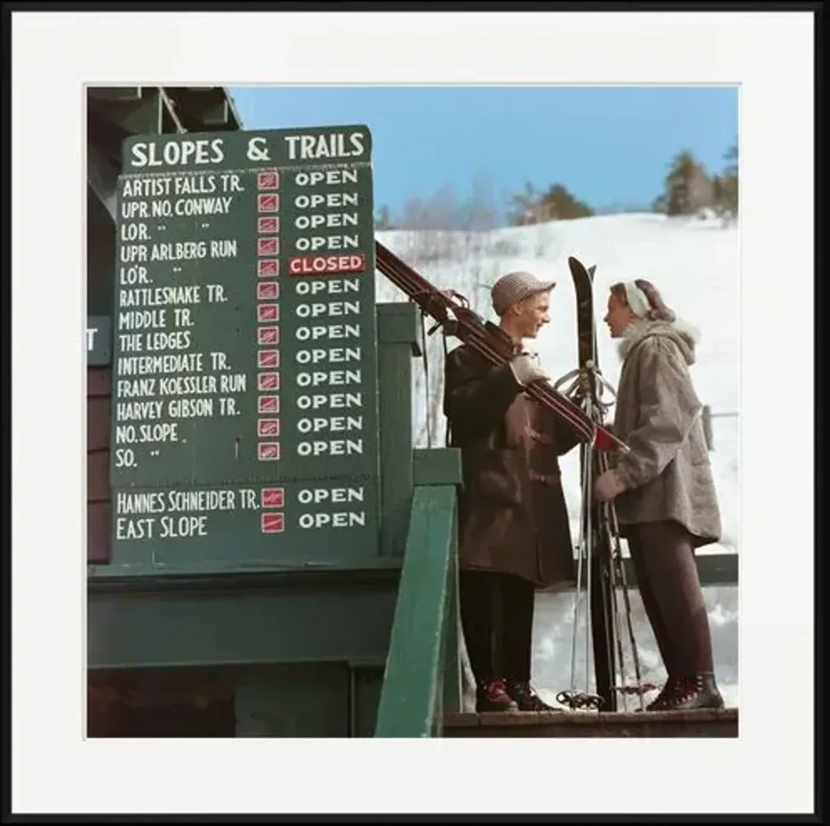 Slim Aarons - Slopes & Trails - Black