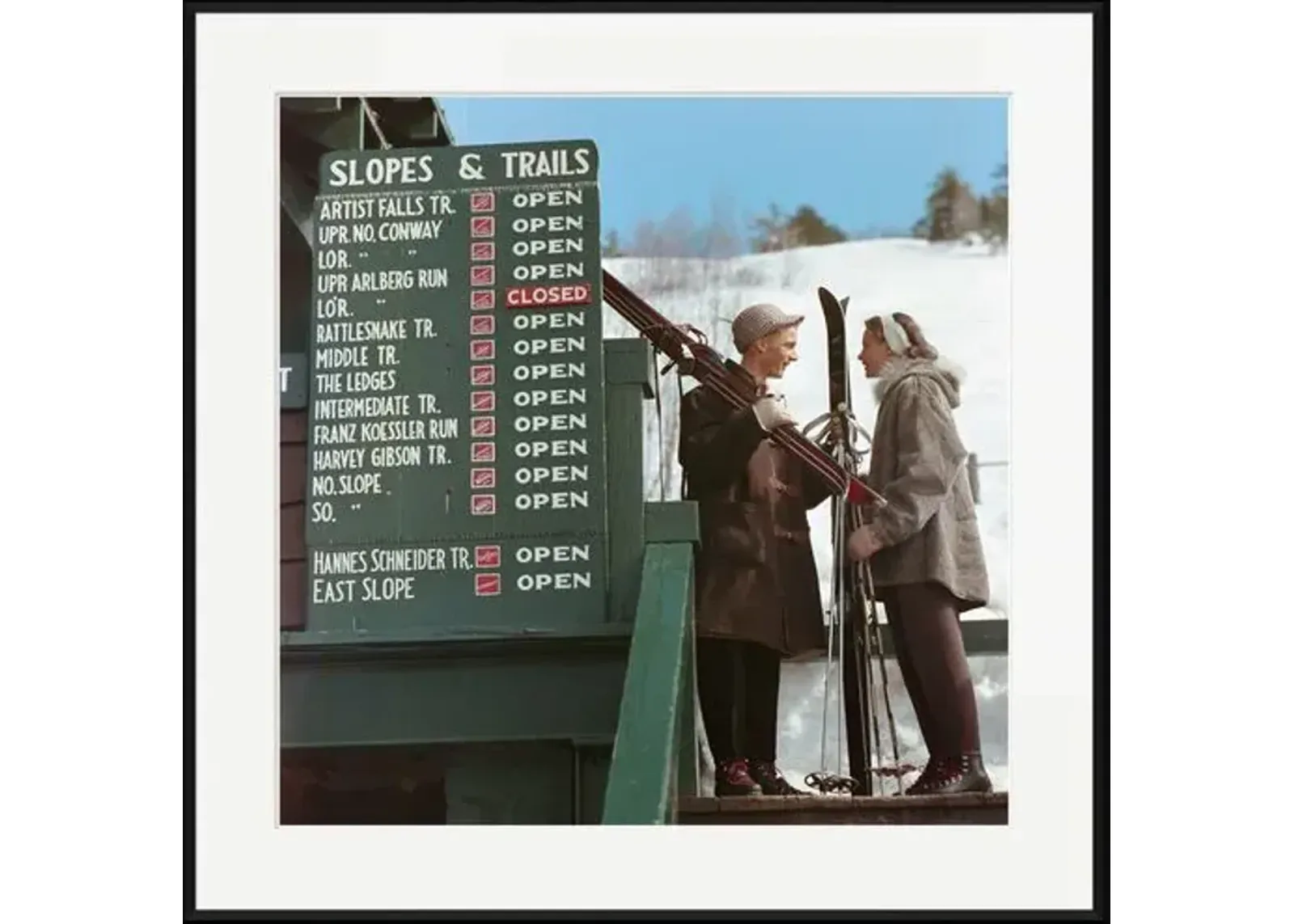 Slim Aarons - Slopes & Trails - Black