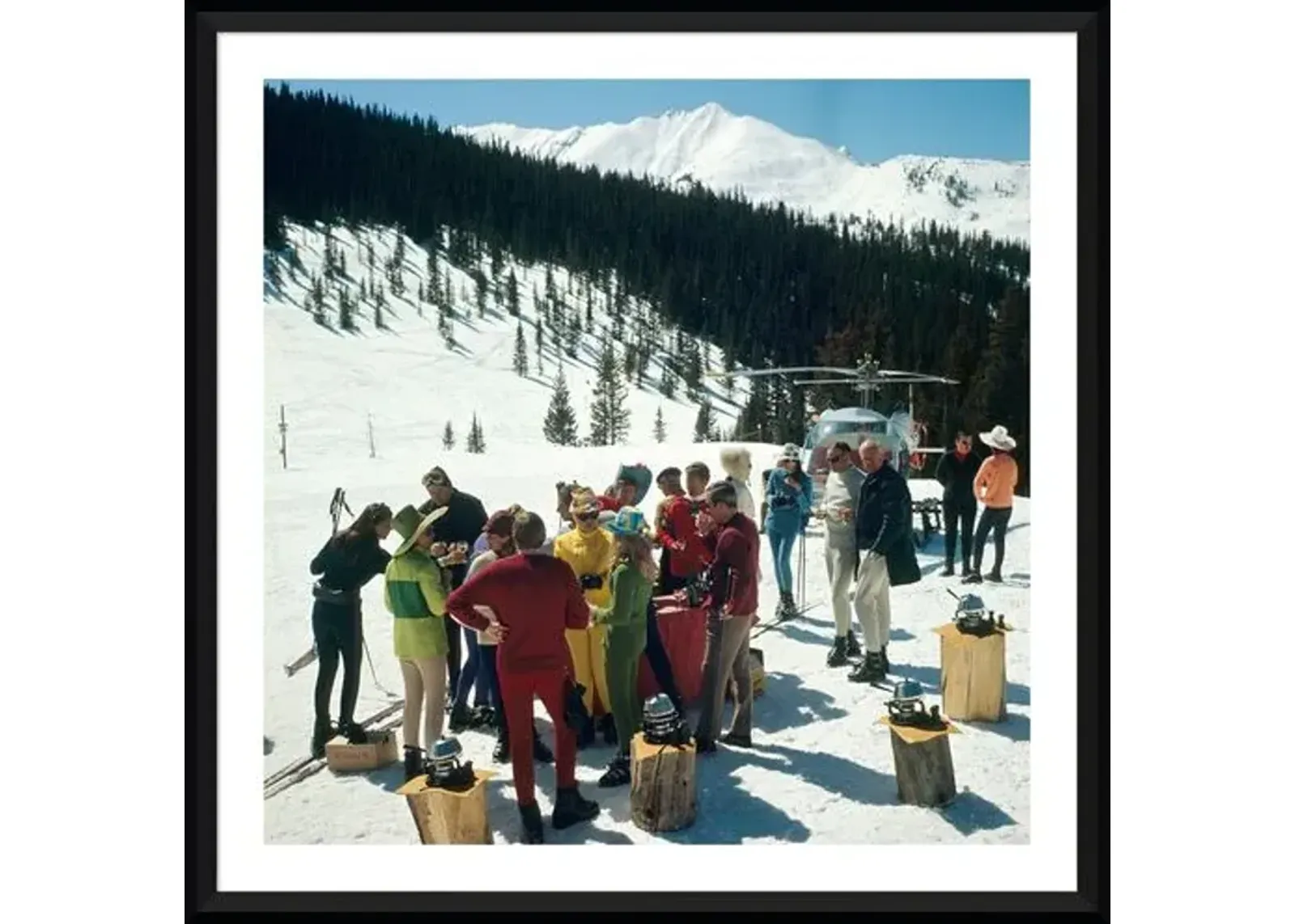 Slim Aarons - Snowmass Picnic - Black