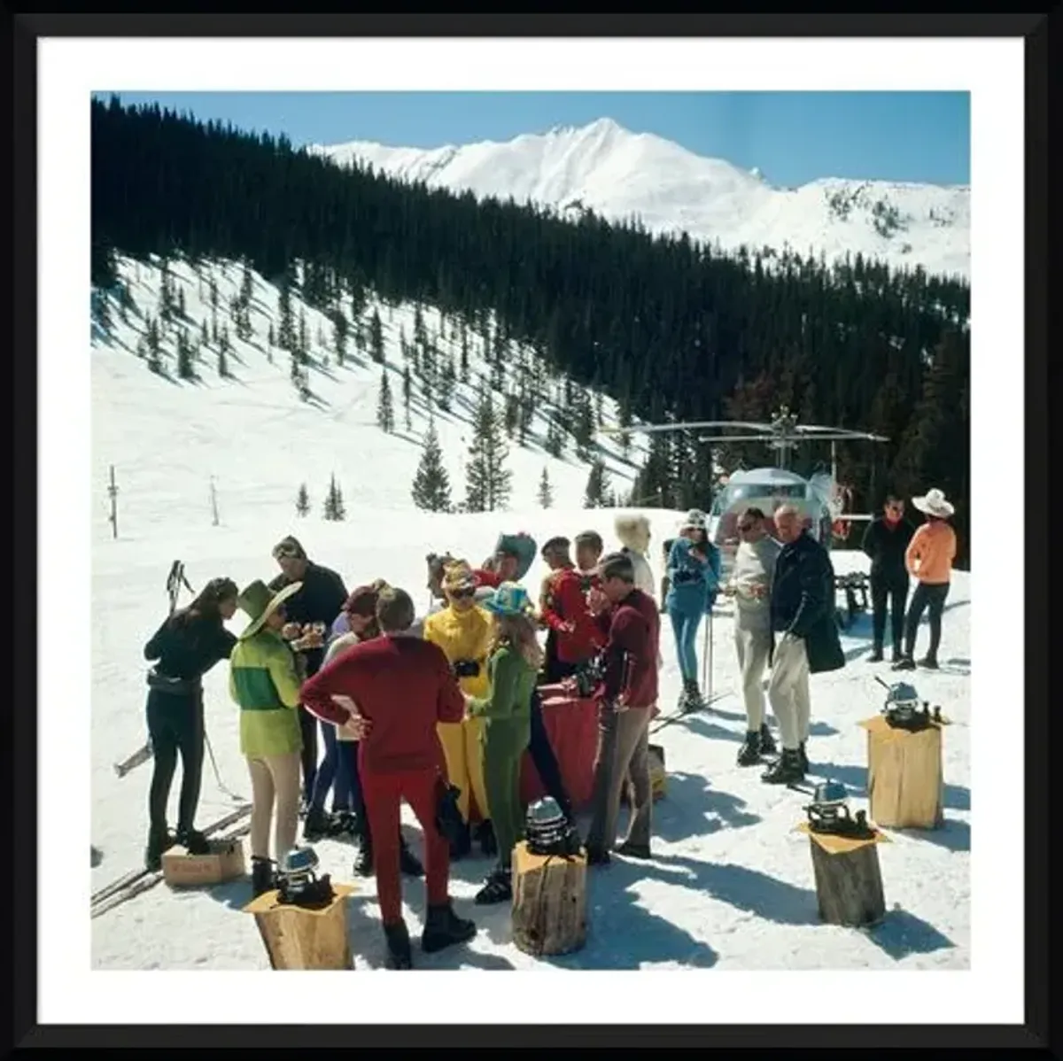 Slim Aarons - Snowmass Picnic - Black