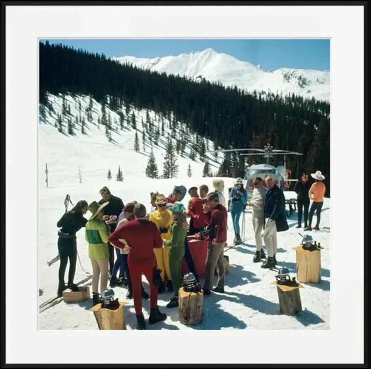 Slim Aarons - Snowmass Picnic - Black