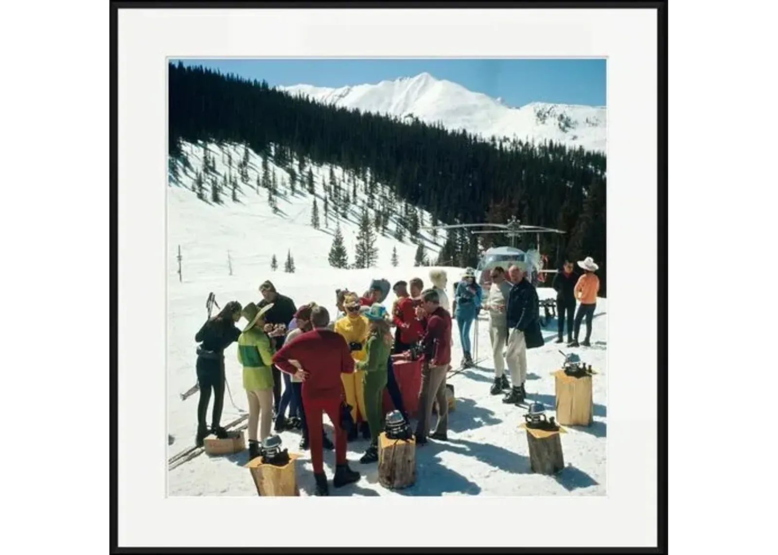 Slim Aarons - Snowmass Picnic - Black