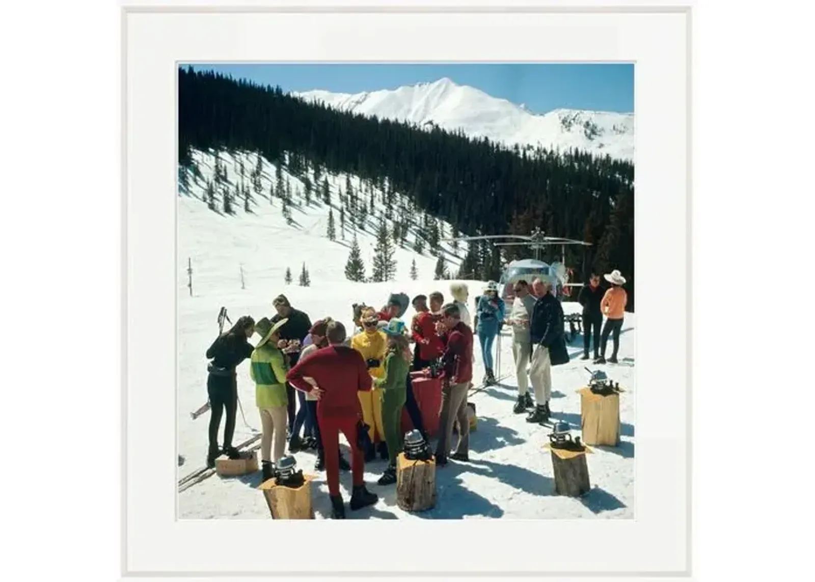 Slim Aarons - Snowmass Picnic - White