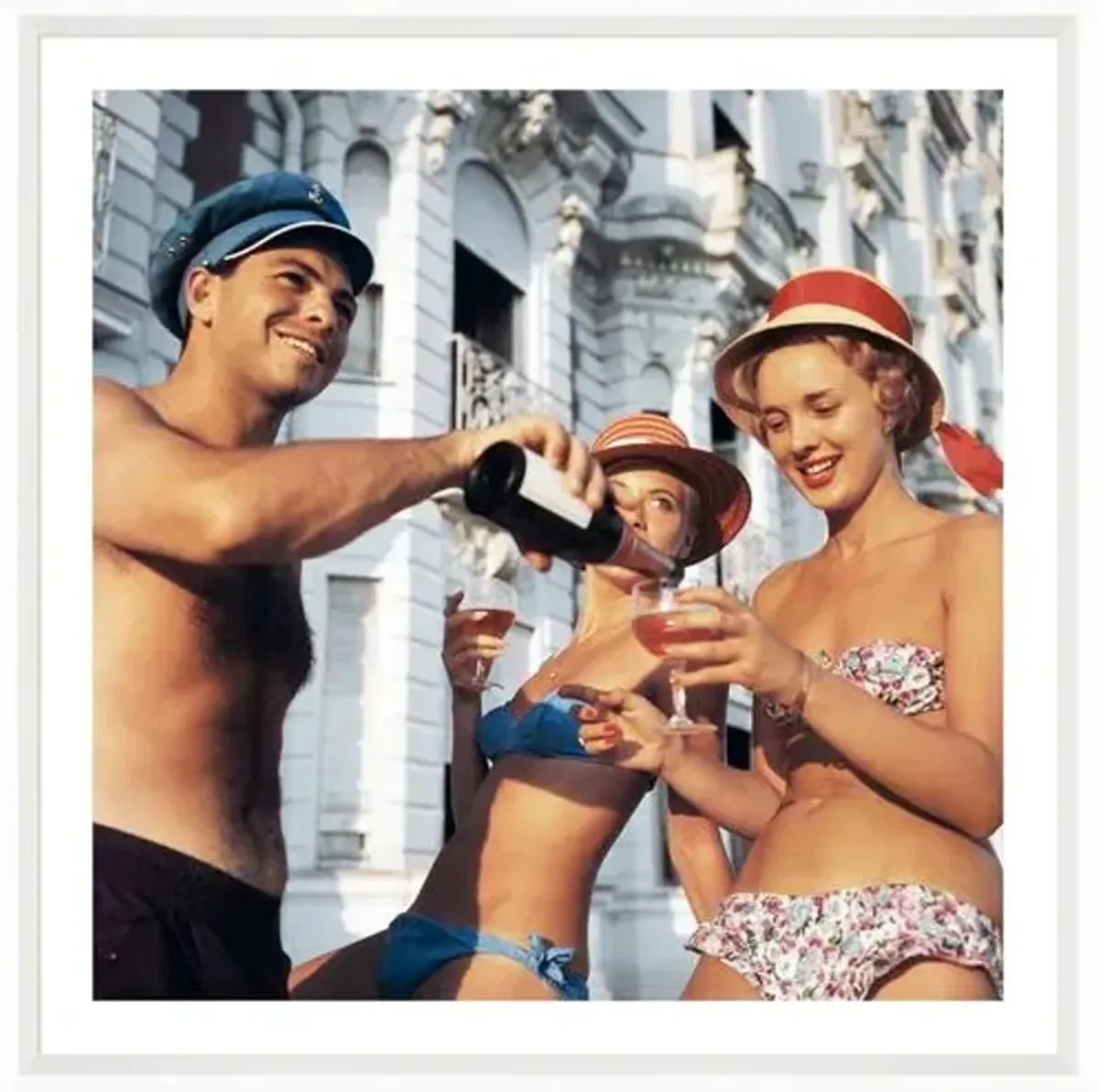 Slim Aarons - Top Up? - White