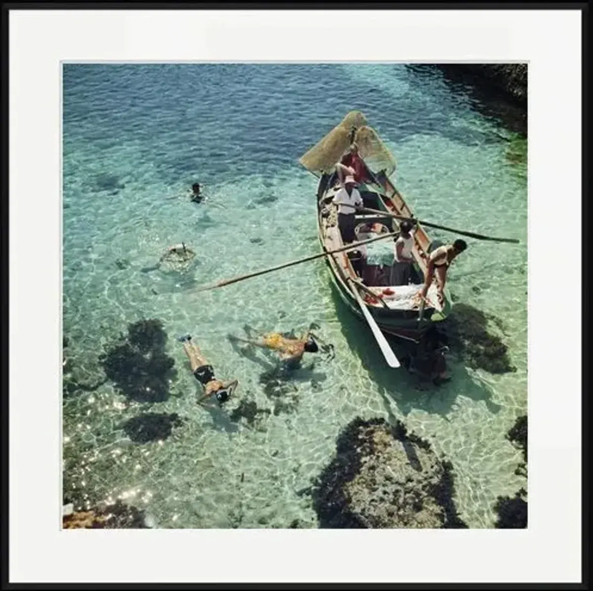 Slim Aarons - Snorkeling in the Shallows I - Black