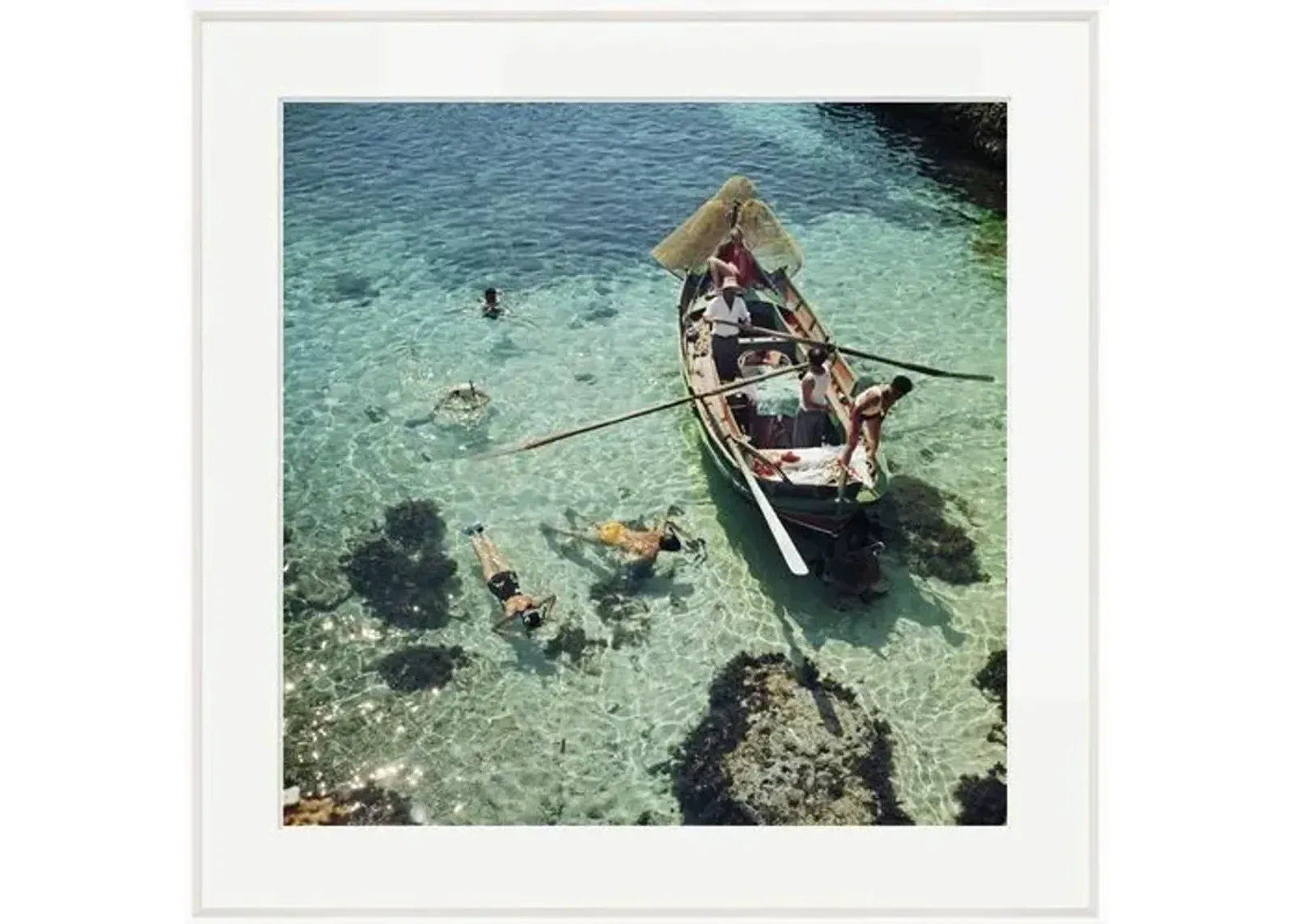 Slim Aarons - Snorkeling in the Shallows I - White