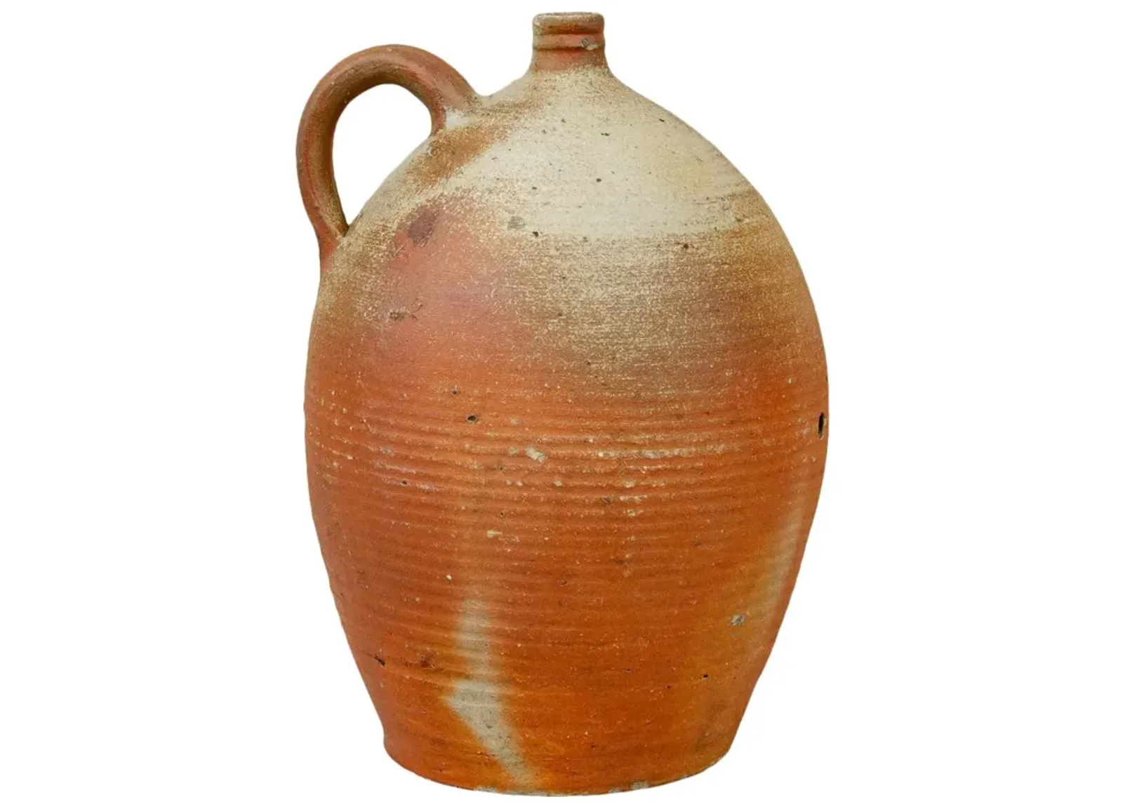 Antique French Amphora Wine Jug - de-cor - Beige