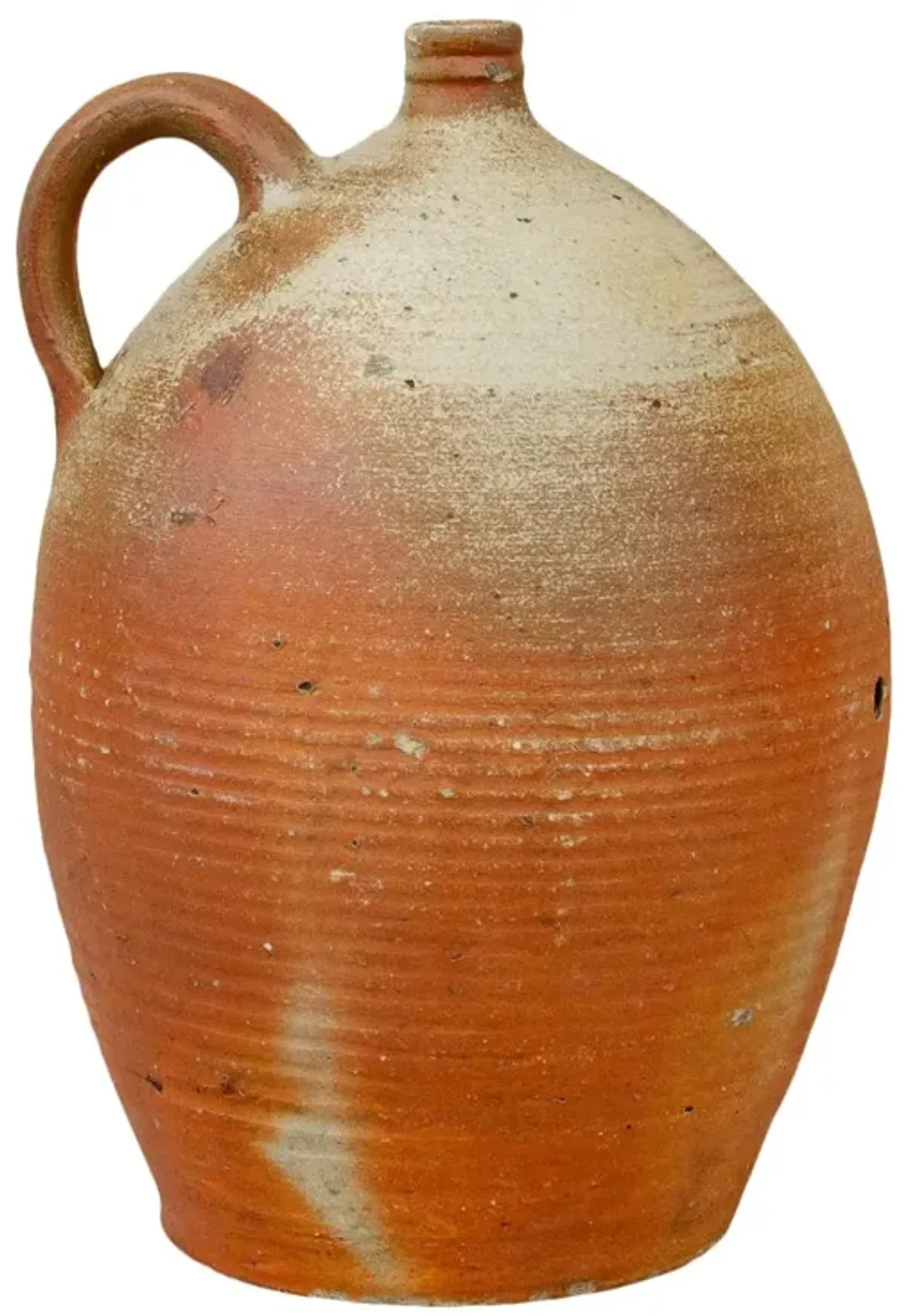 Antique French Amphora Wine Jug - de-cor - Beige