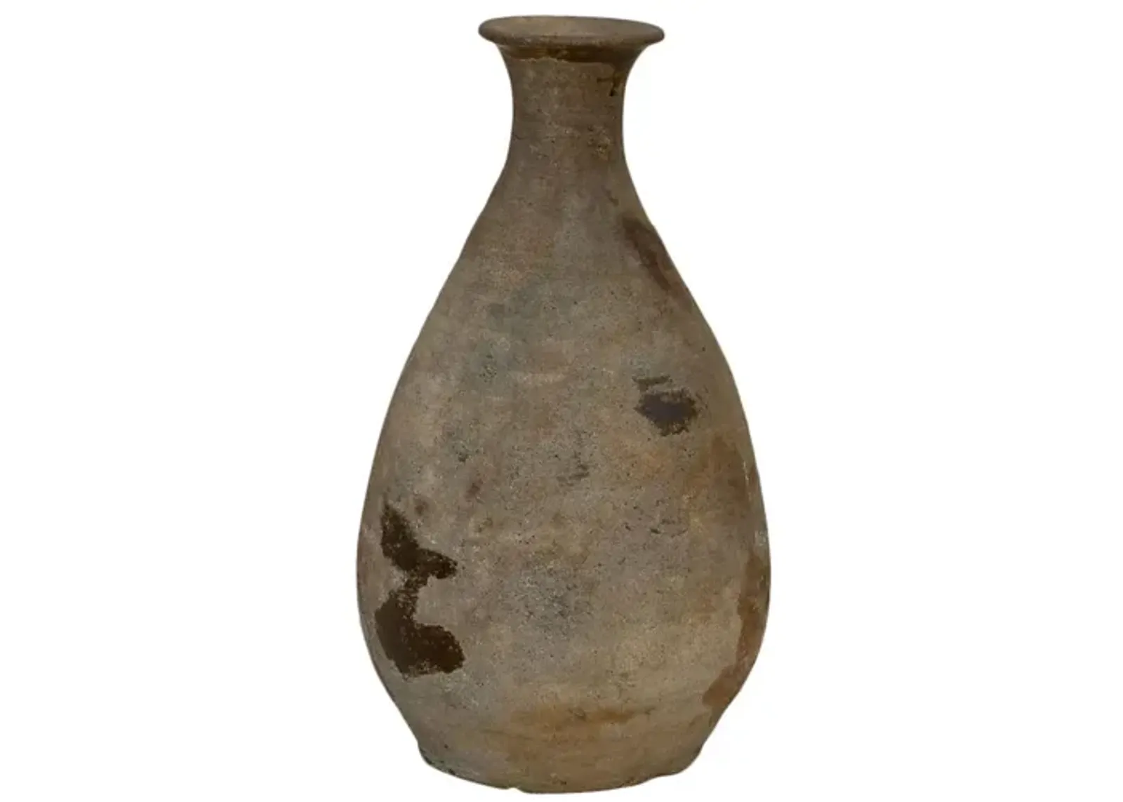 Asian Gourd Shaped Primitive Vase - de-cor - brown