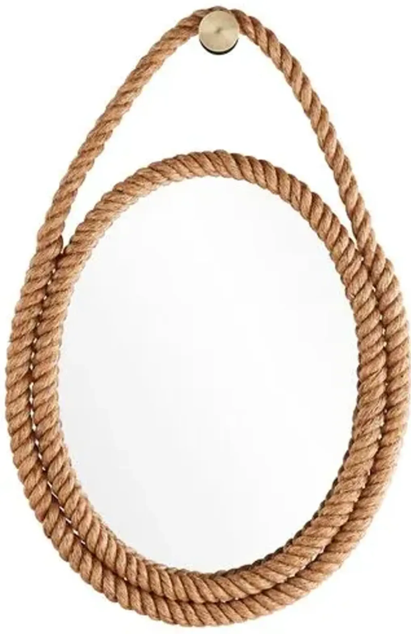 Iberis Rope Wall Mirror - Natural - Arteriors