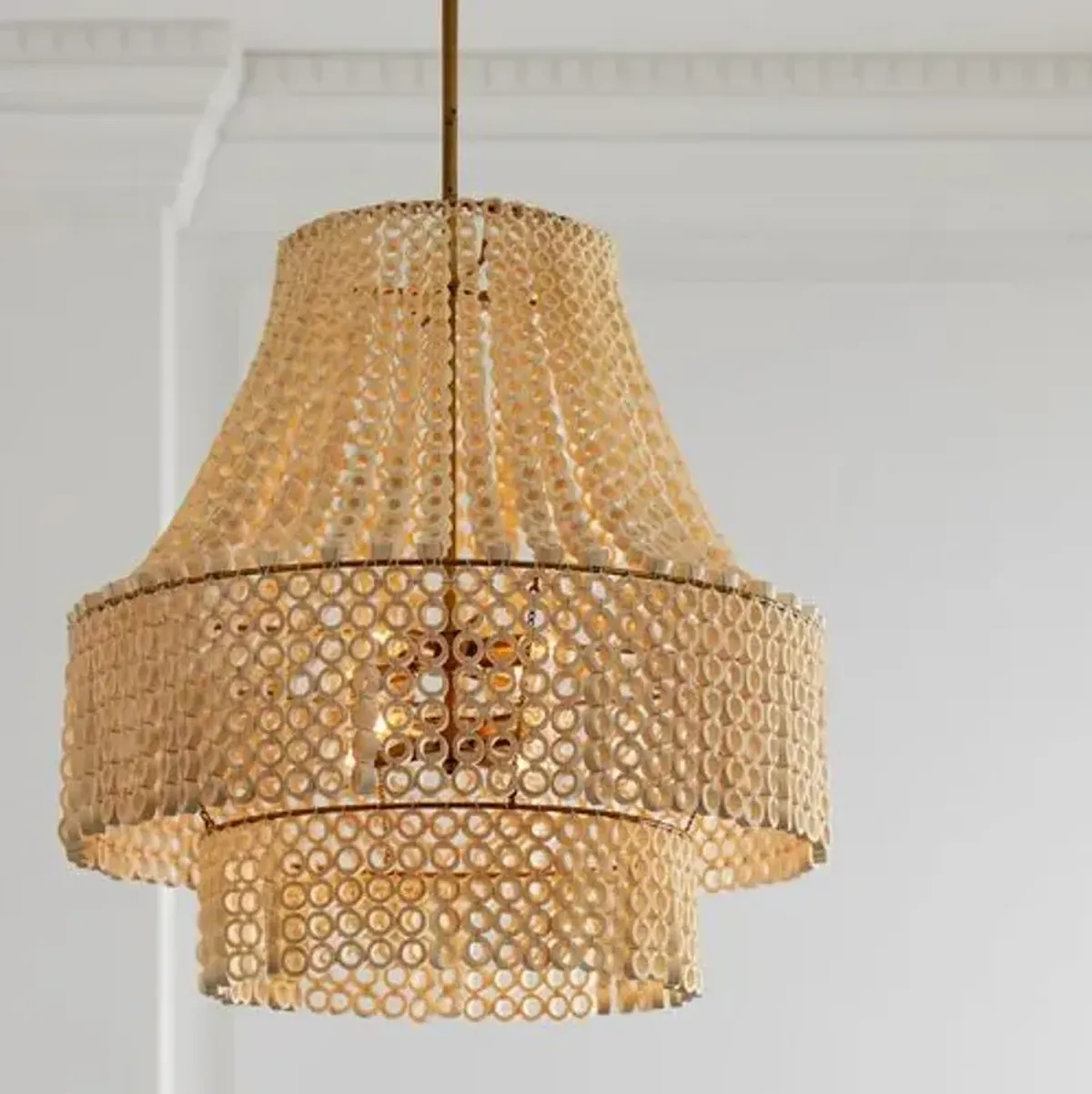 Hannie Chandelier - White - Arteriors