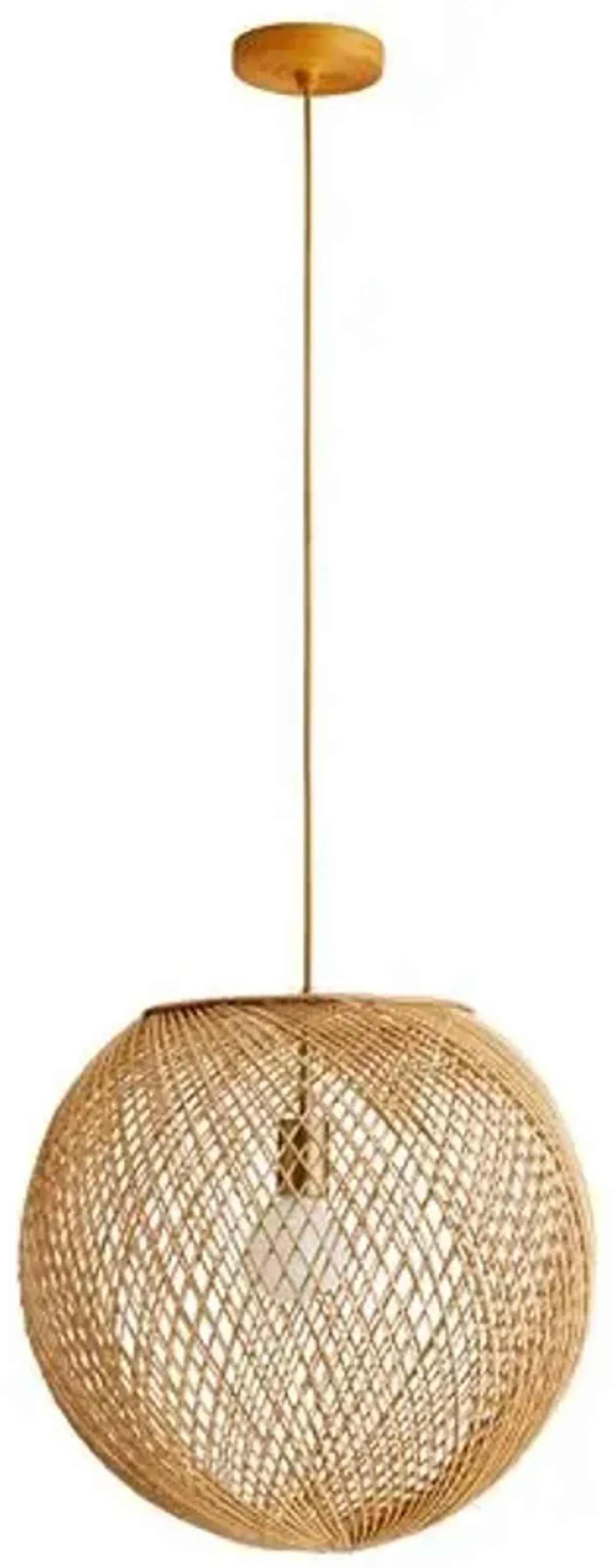 Indiana Rattan Pendant - Natural - Arteriors