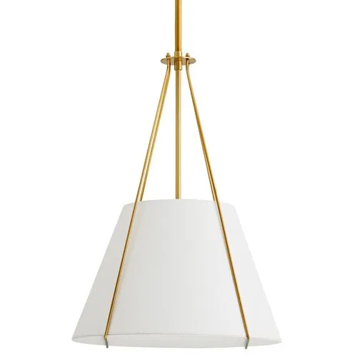 Heloise Pendant - Antique Brass - Arteriors - Gold