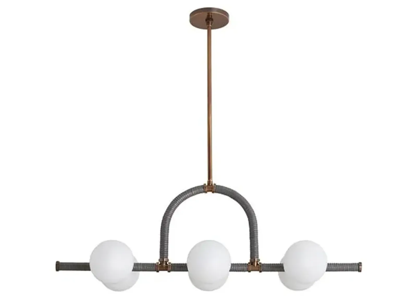 Harrison Linear Chandelier - Heritage Brass - Arteriors