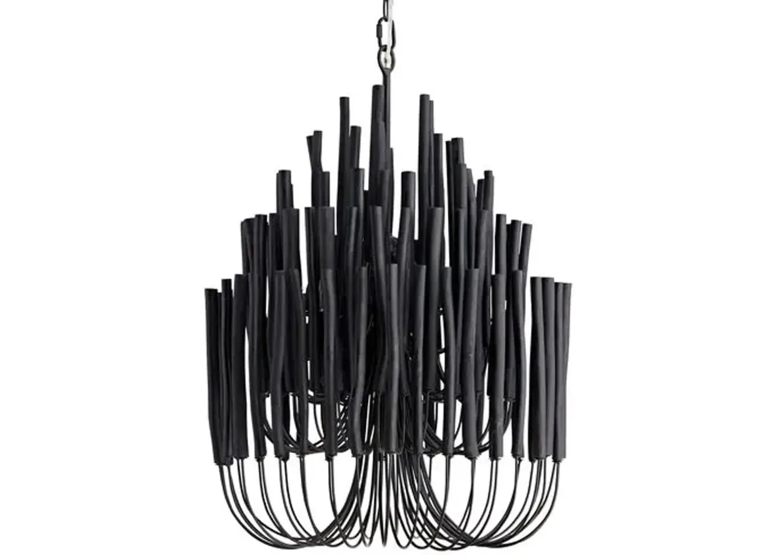 Tilda Black Chandelier - Black - Arteriors