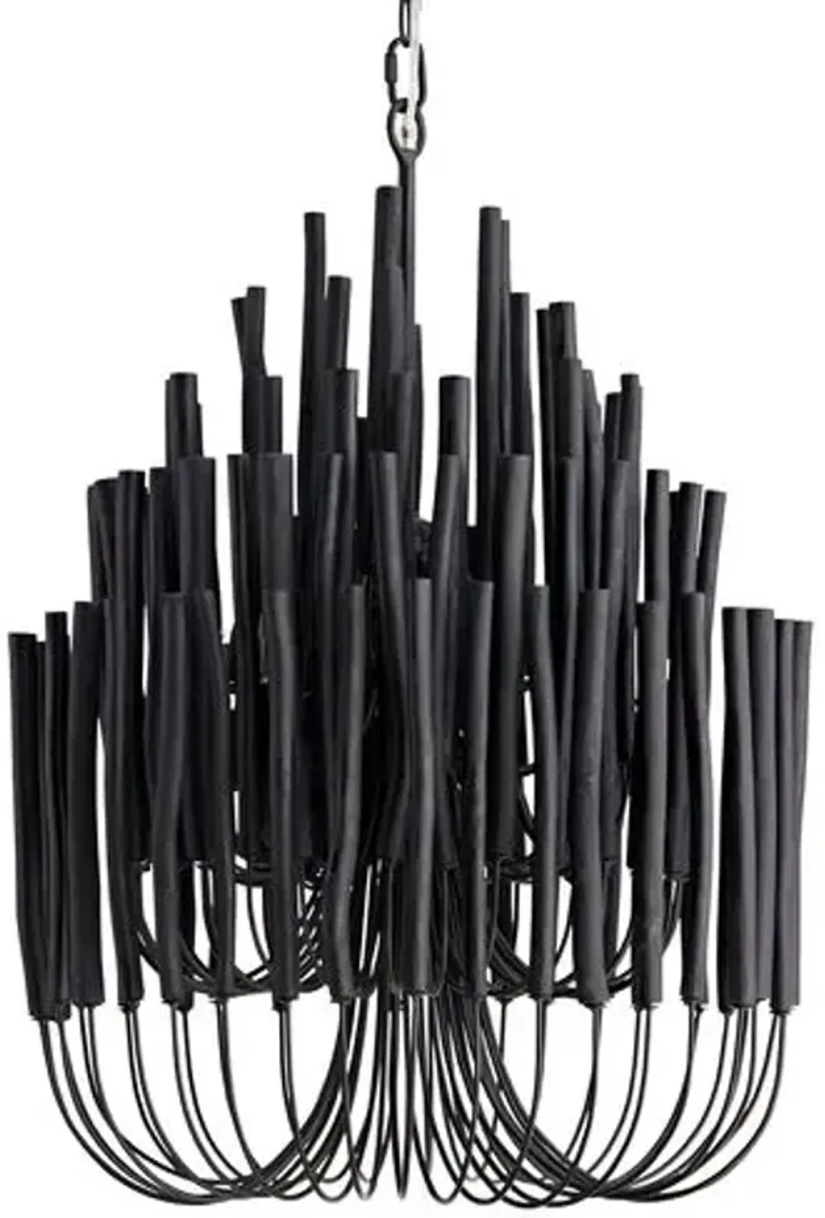 Tilda Black Chandelier - Black - Arteriors