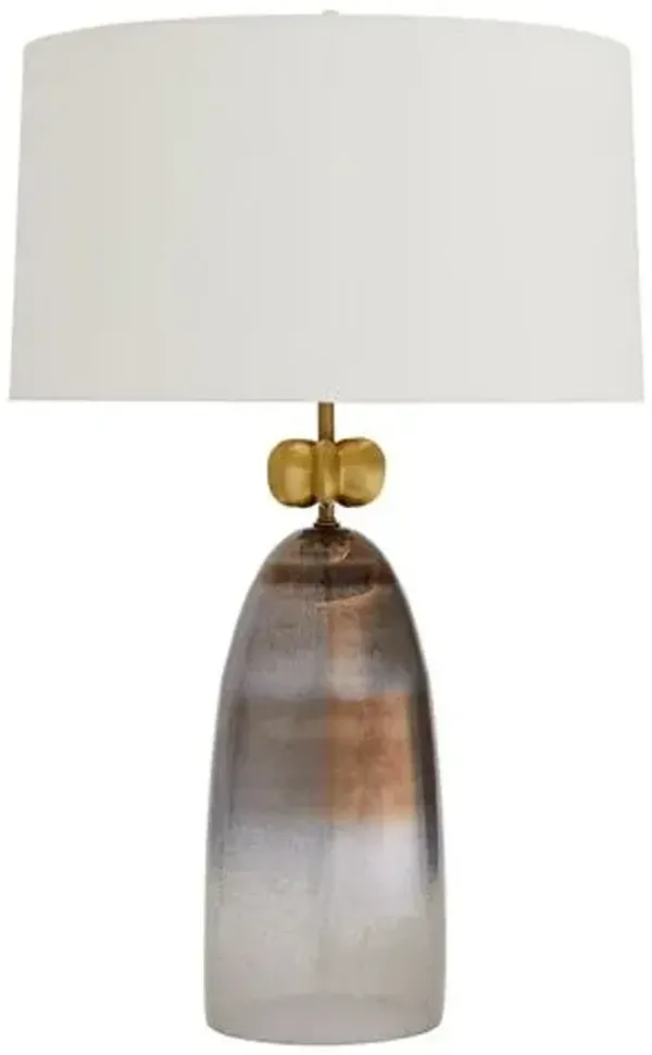 Haley Table Lamp - Smoke Luster Ombr - Arteriors