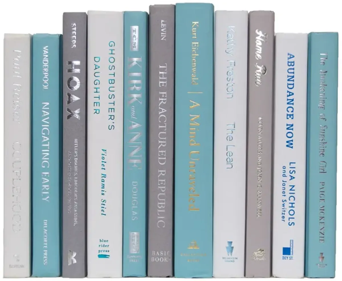 1-Foot Modern Book Bundle, Cool Rain