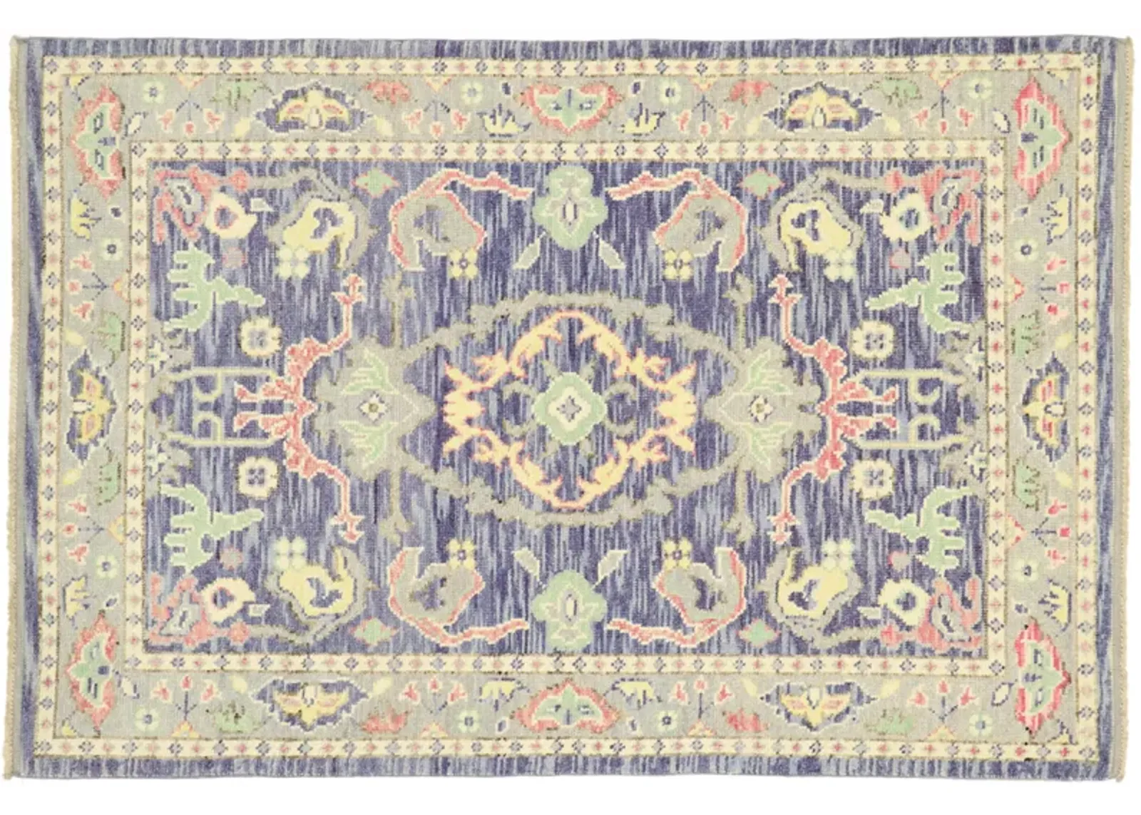 Purple Oushak Rug - 4'02 x 6'03 - Esmaili Rugs & Antiques - purple