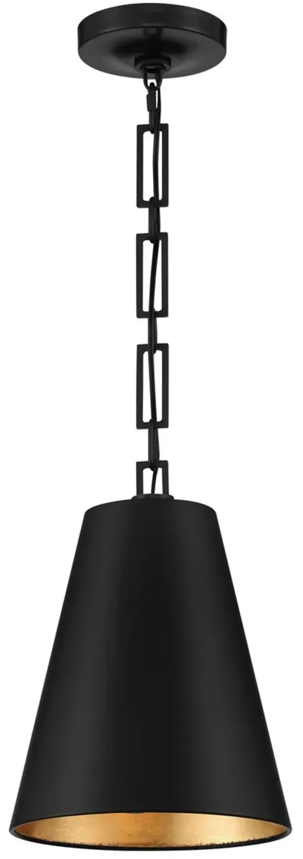 Alston 2-Light Chandelier - Black/Gold - Crystorama