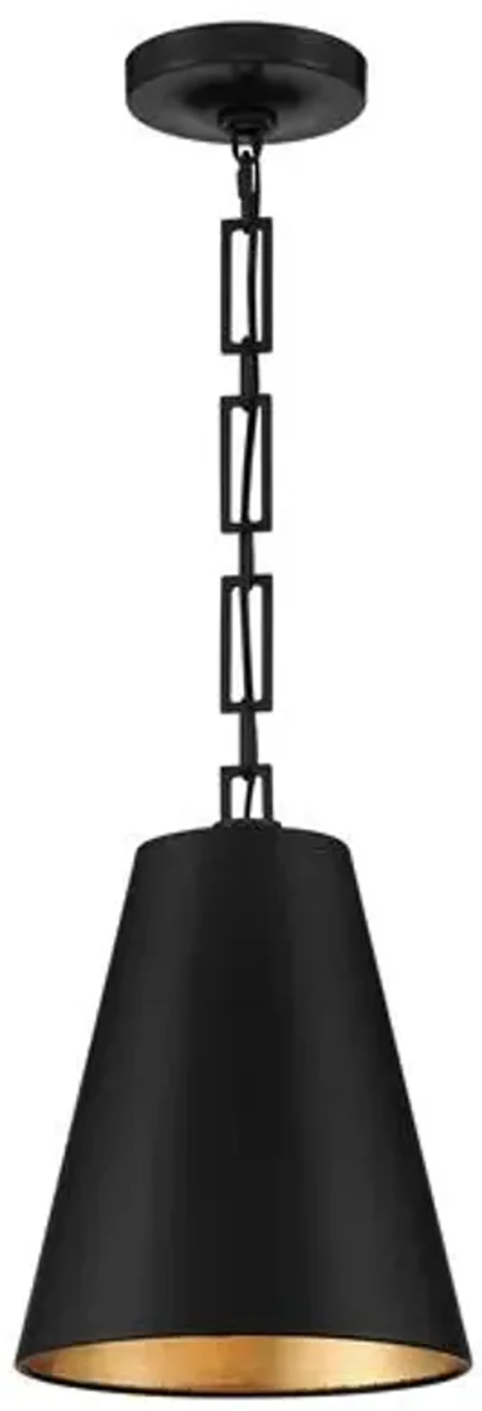 Alston 2-Light Chandelier - Black/Gold - Crystorama