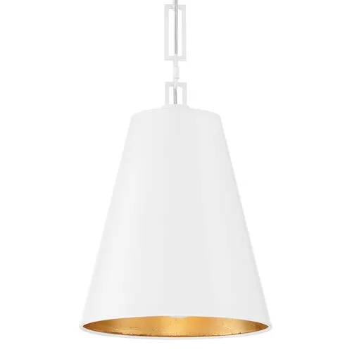 Alston 2-Light Chandelier - White/Gold - Crystorama