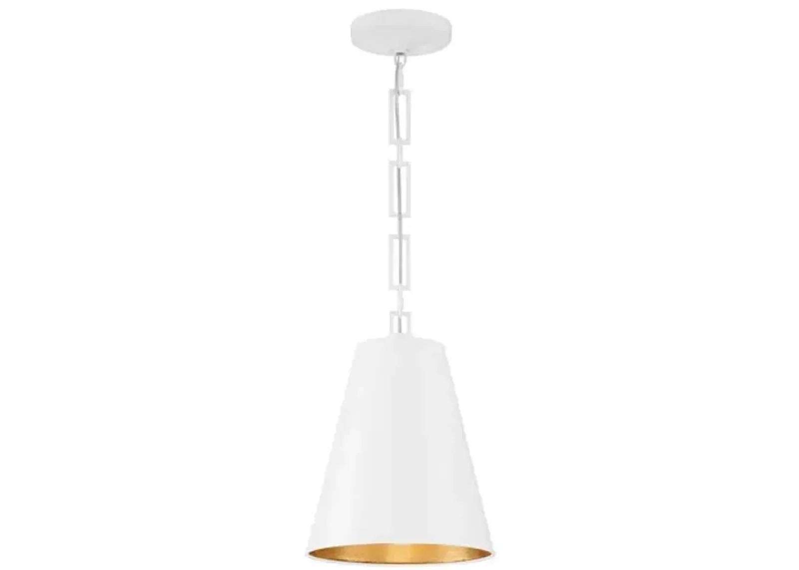 Alston 2-Light Chandelier - White/Gold - Crystorama