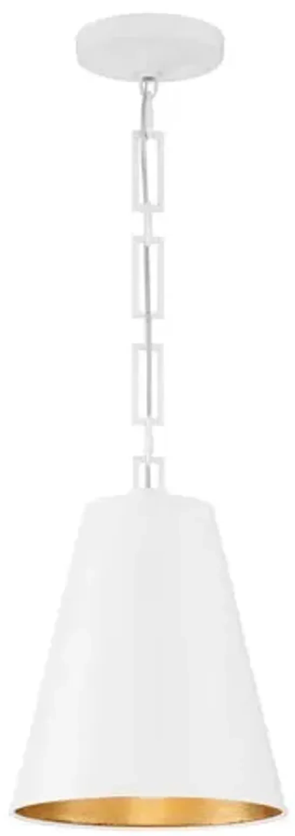 Alston 2-Light Chandelier - White/Gold - Crystorama