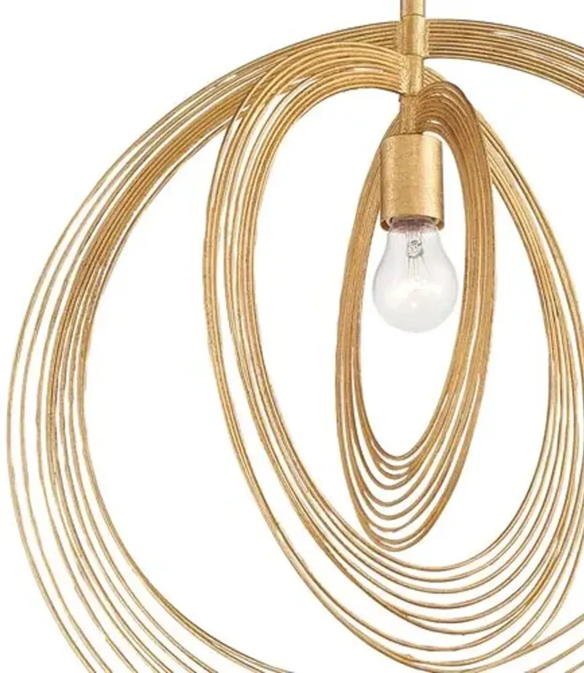 Doral 1-Light 20" Pendant - Gold - Crystorama