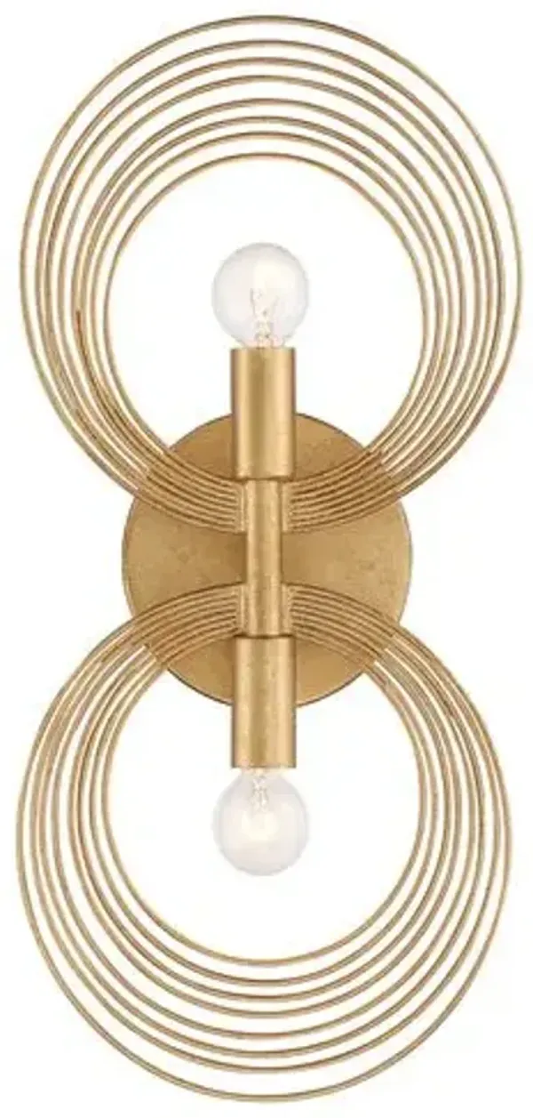 Doral 8-inch Sconce - Gold - Crystorama
