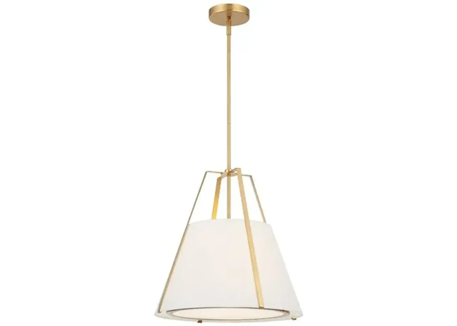 Fulton 3-Light Pendant - Antique Gold - Crystorama