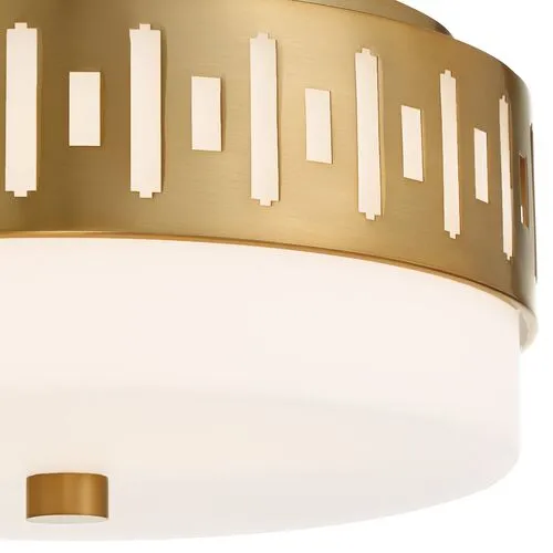 Keaton 2-Light Ceiling Mount - Gold - Crystorama