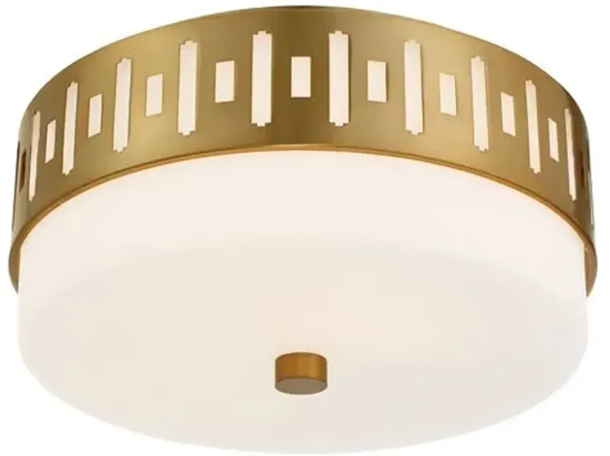 Keaton 2-Light Ceiling Mount - Gold - Crystorama