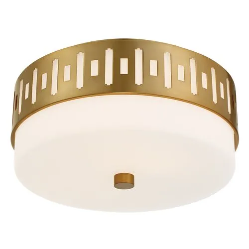 Keaton 2-Light Ceiling Mount - Gold - Crystorama