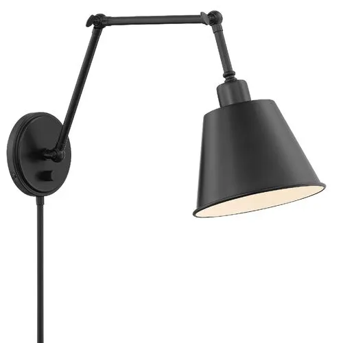 Mitchell Wall Mount - Matte Black - Crystorama